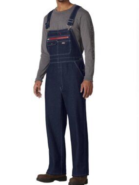 Genuine Dickies Men's Relaxed Fit Ultra Tough Workwear Bib Overall MR